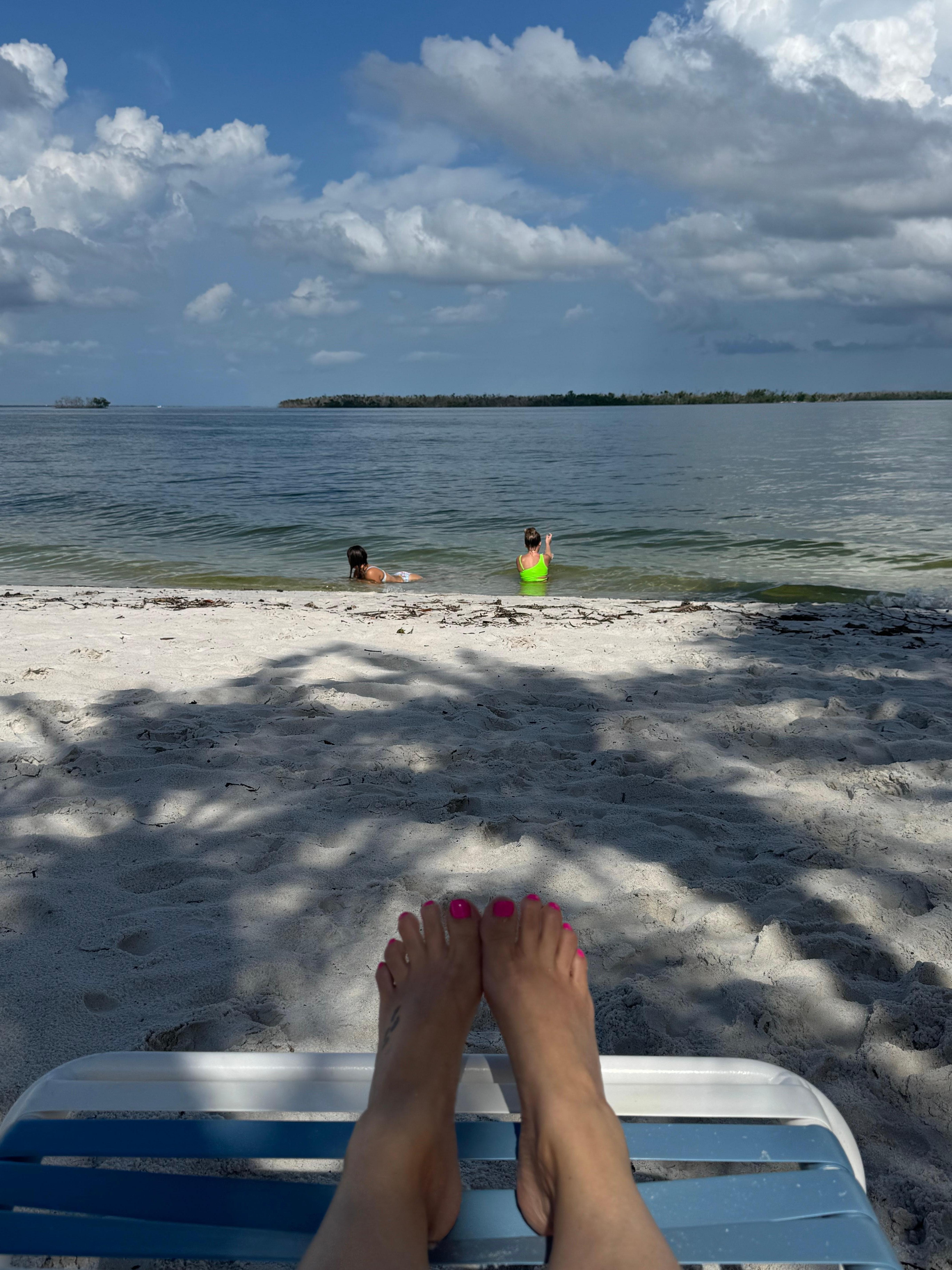 Sitting under the palms…another fav! 