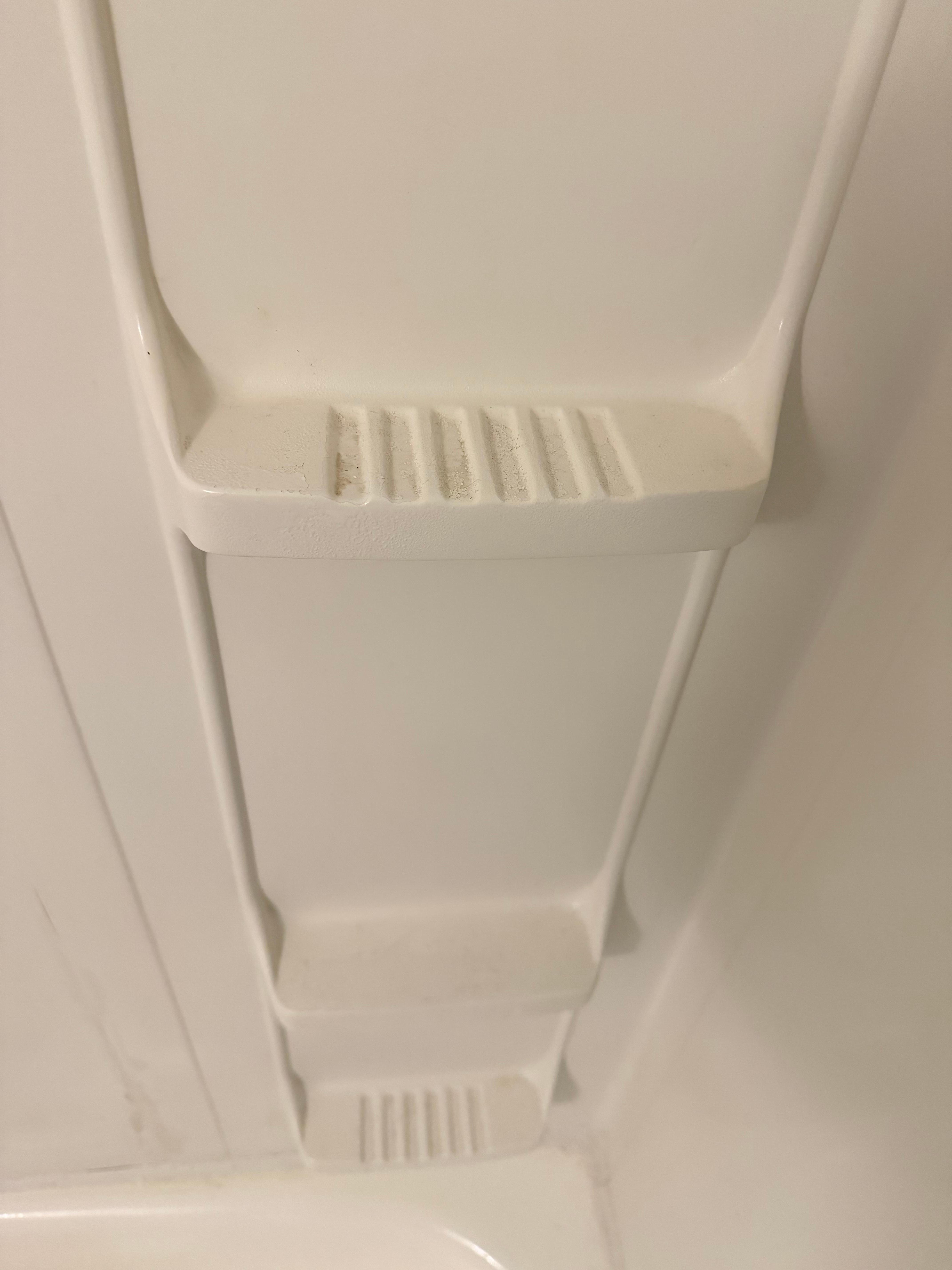 Dirt in shower holders