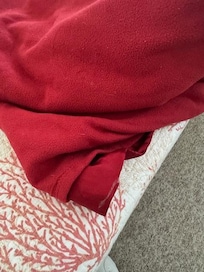 nasty dirty blankets NOT washed per Blue Rentals - pretty much told too bad