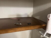 Trash left in closet