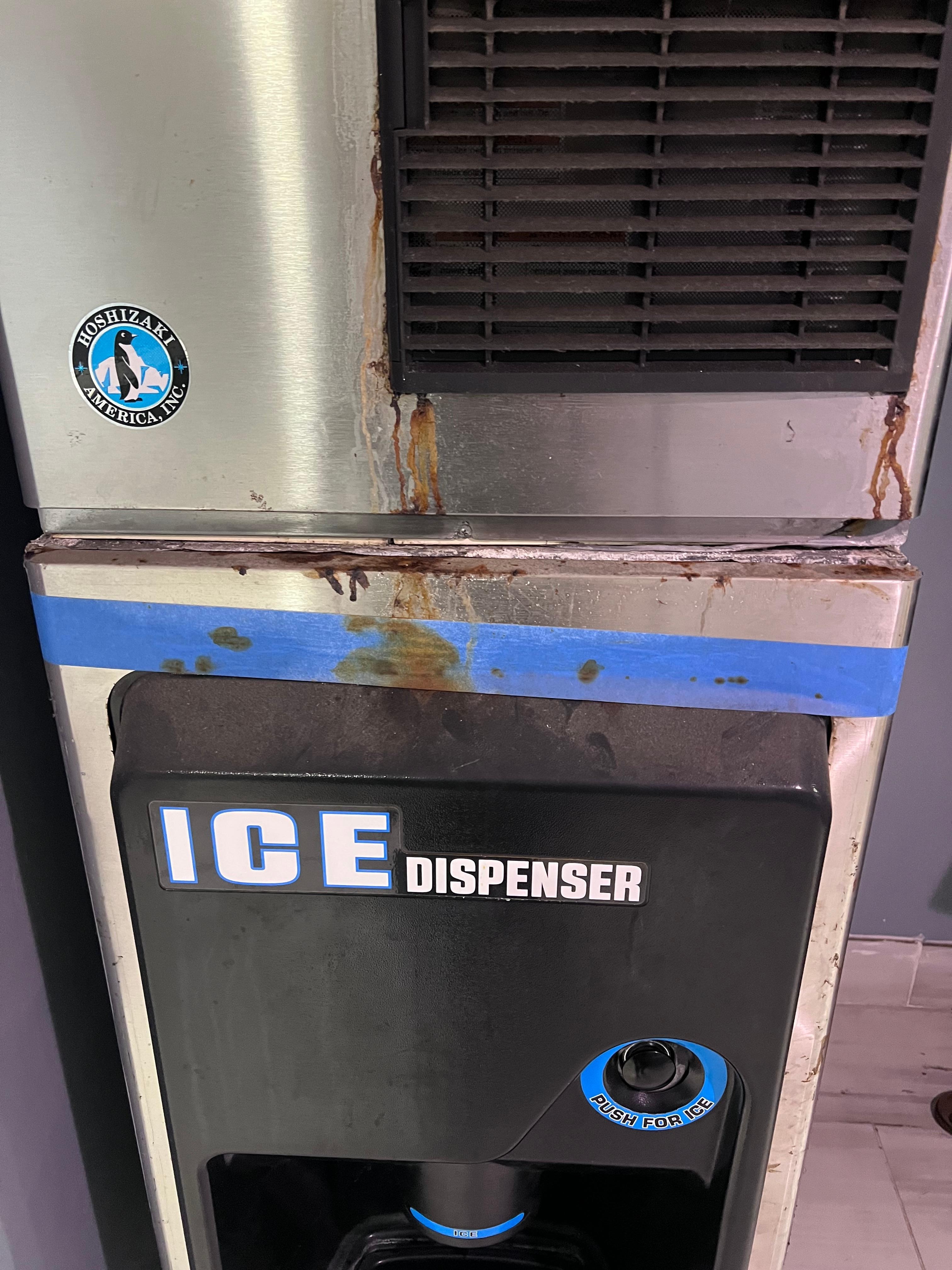 Held together with painters tape