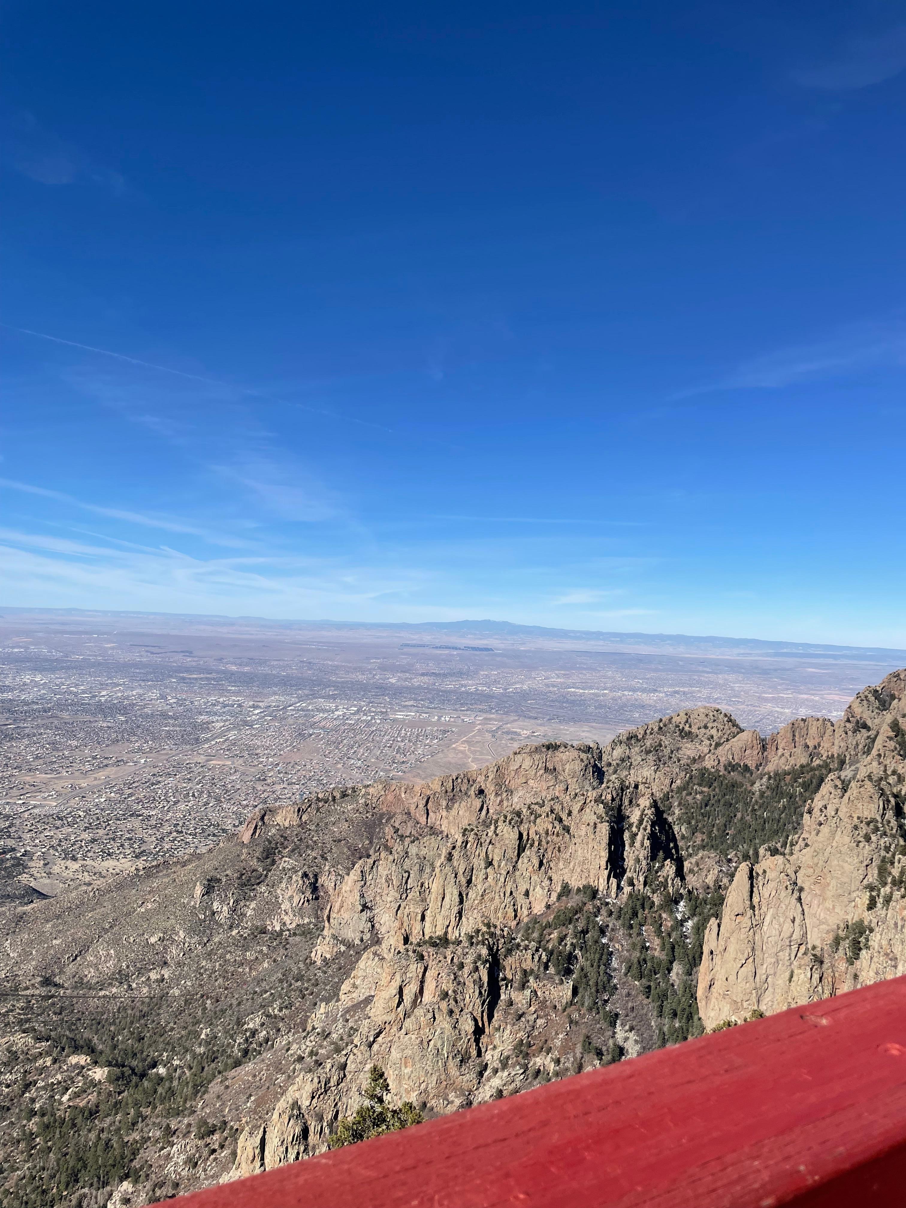 Sandia Peak Tramway ride in Albuquerque