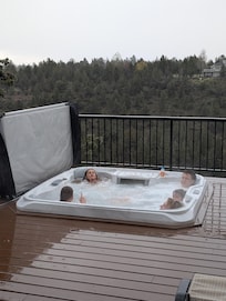 Kids loved the hot tub!