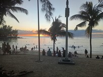 Sunset Peyrebere beach