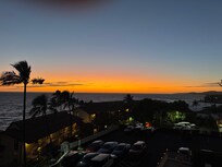 Sunset off the balcony!