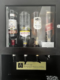 Complimentary alcohol in room
