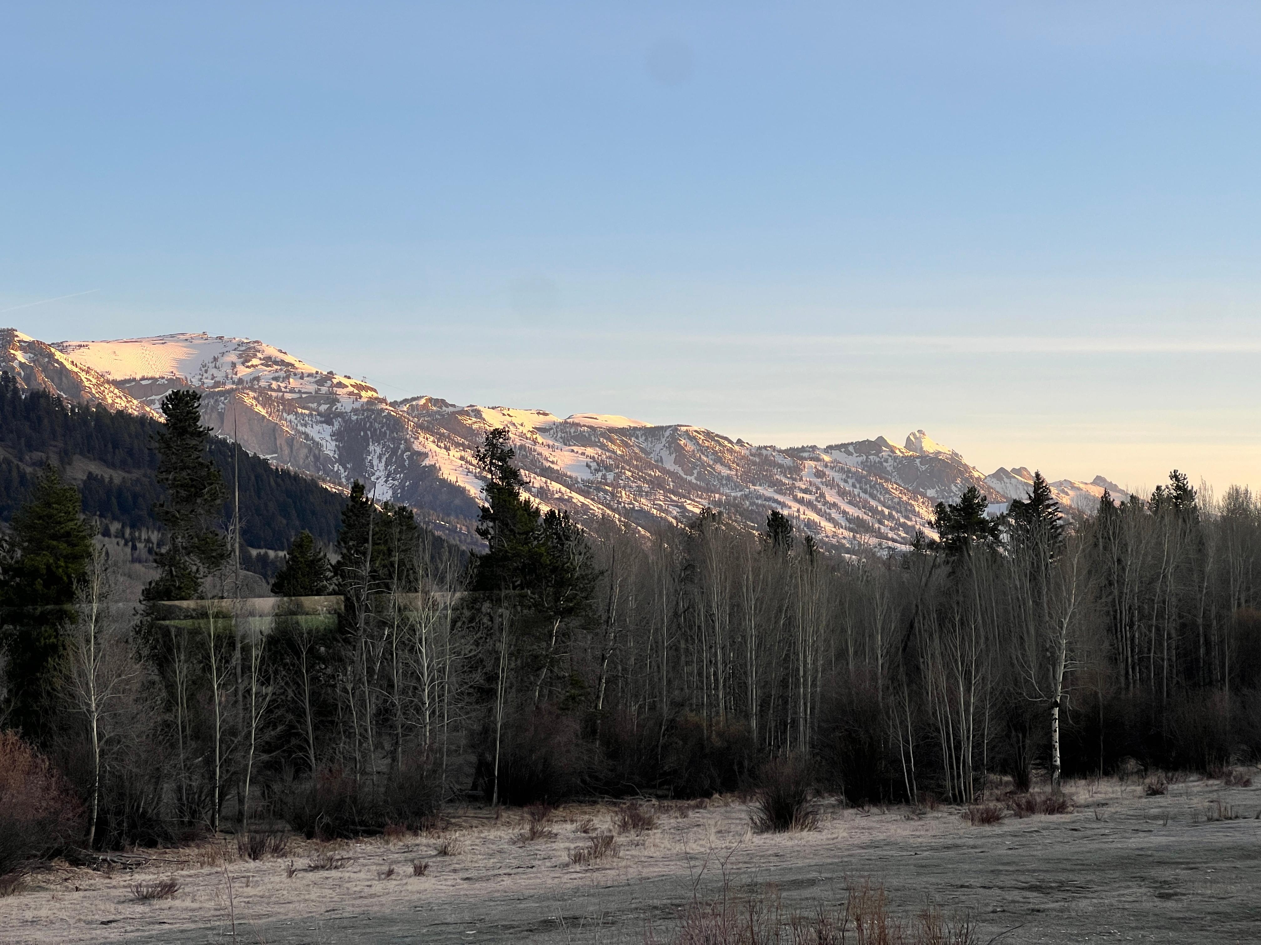 You see this view every morning. 