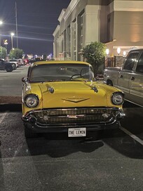 Tri5 Chevy show was at Beechbend raceway. This is one of several cars in hotel parking lot