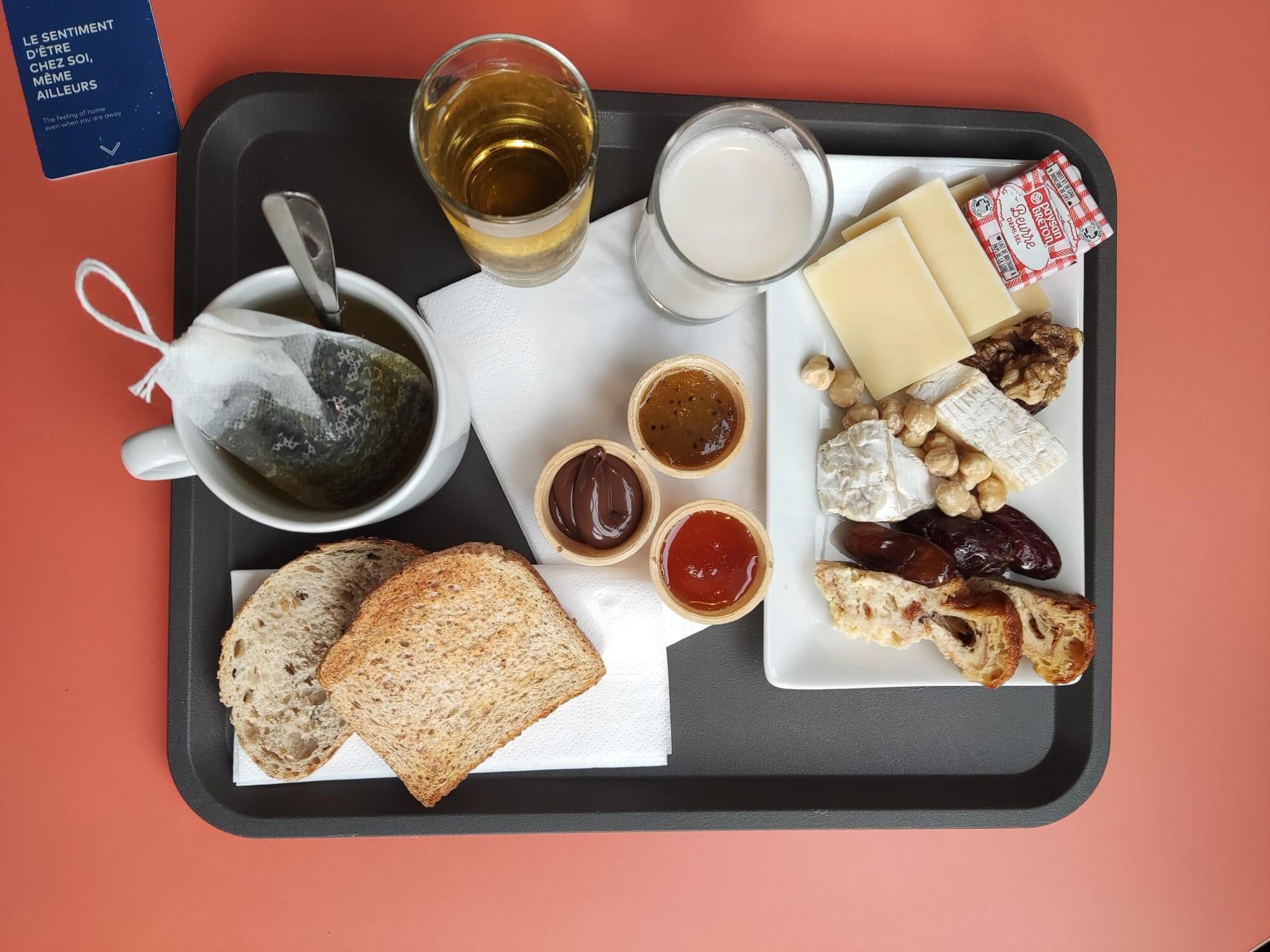 Joli choix au petit déjeuner 