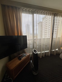 Living Room / with Tv and portable Fan