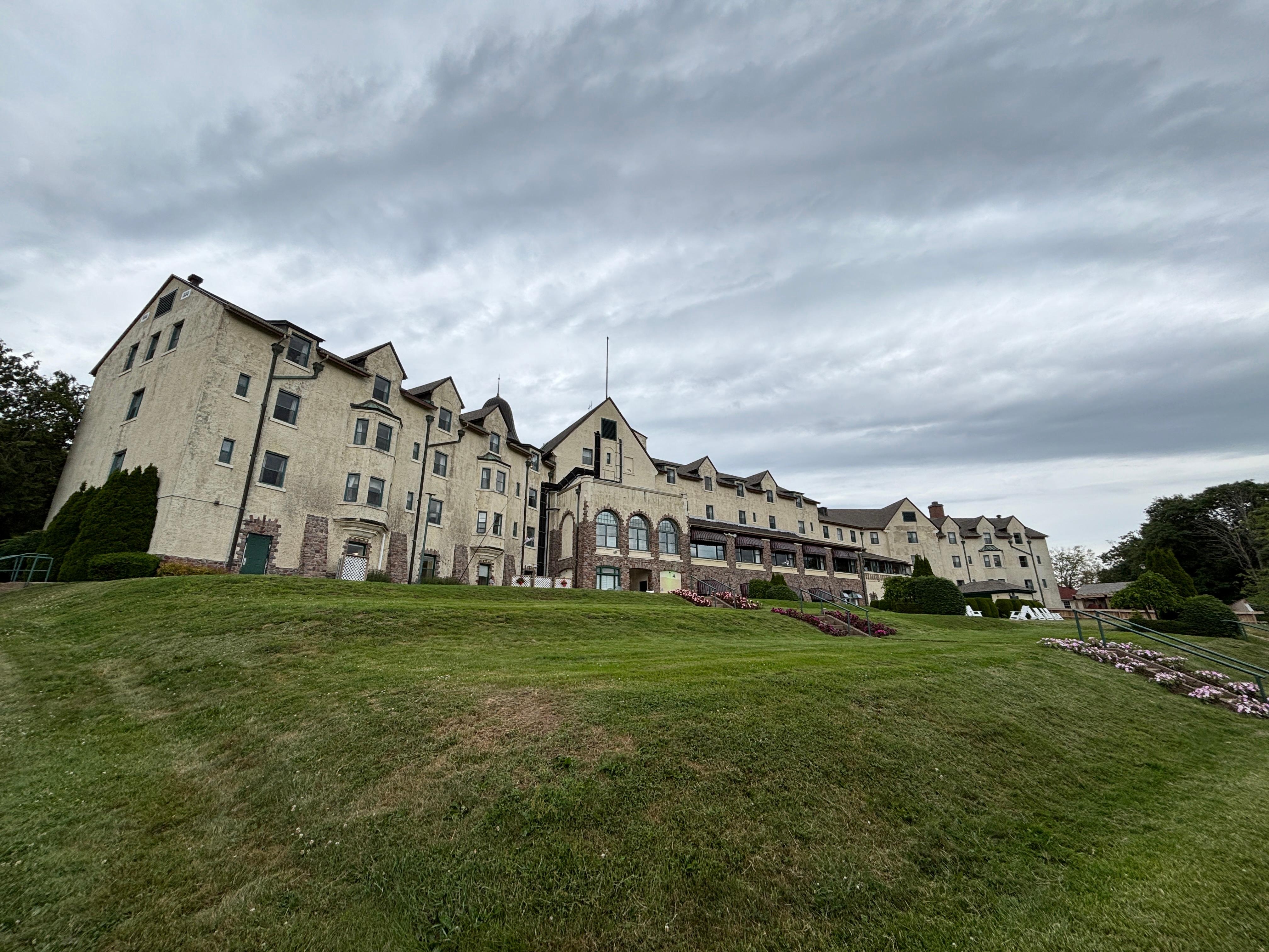 Rear of main building