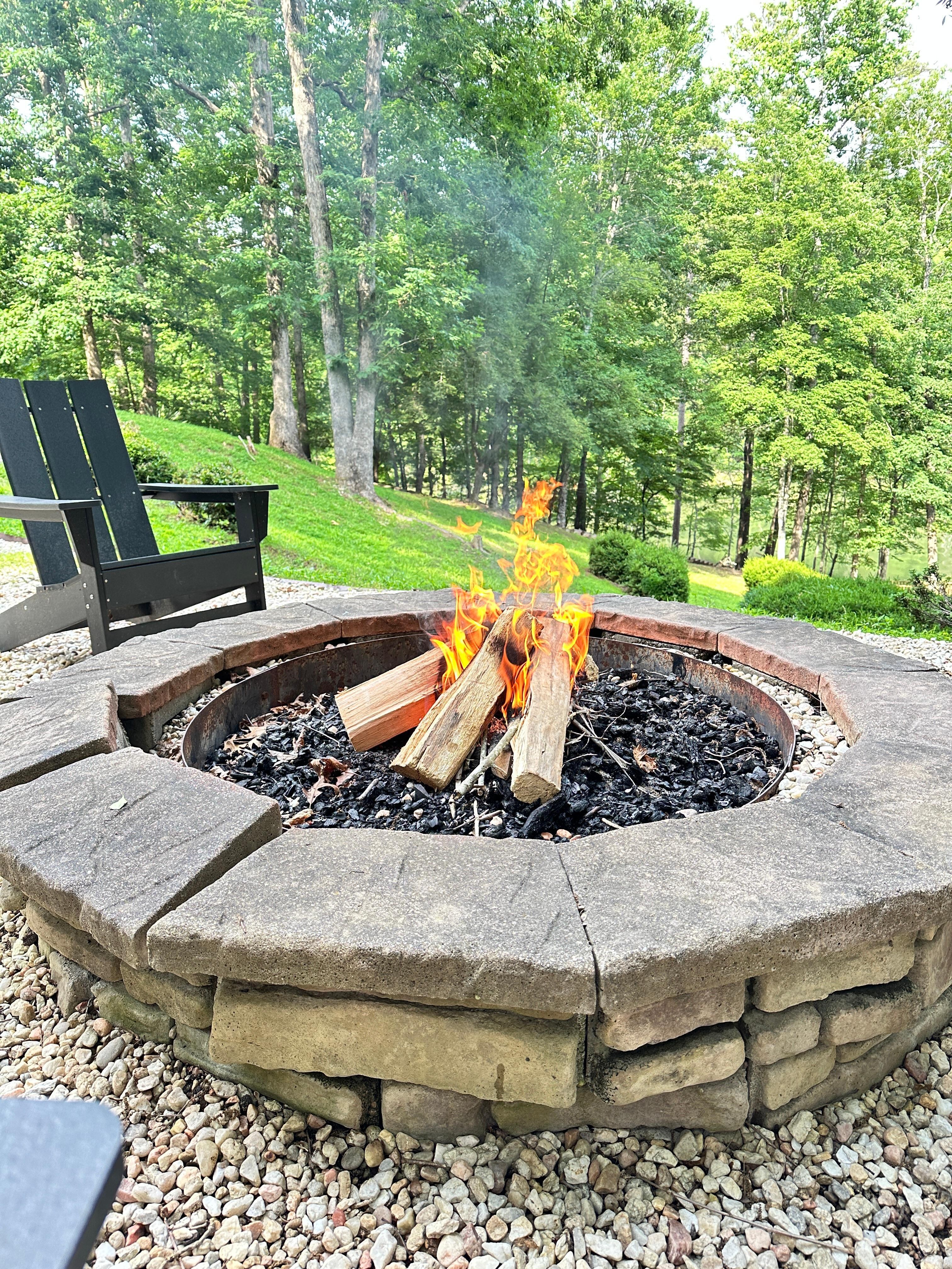 Large fire pit