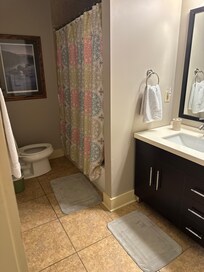 One of three full baths
