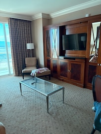 Living area with Balcony