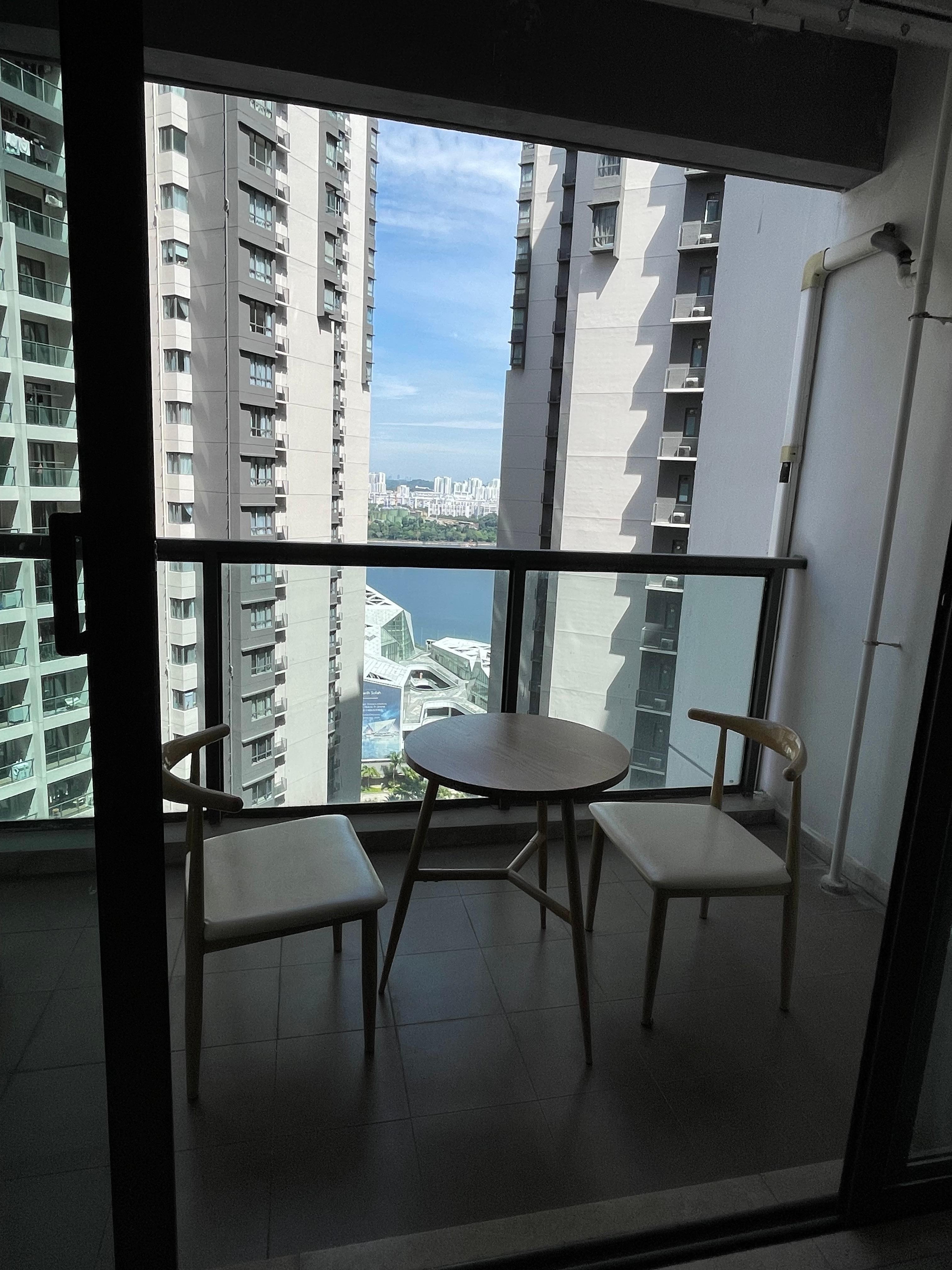 View from the balcony