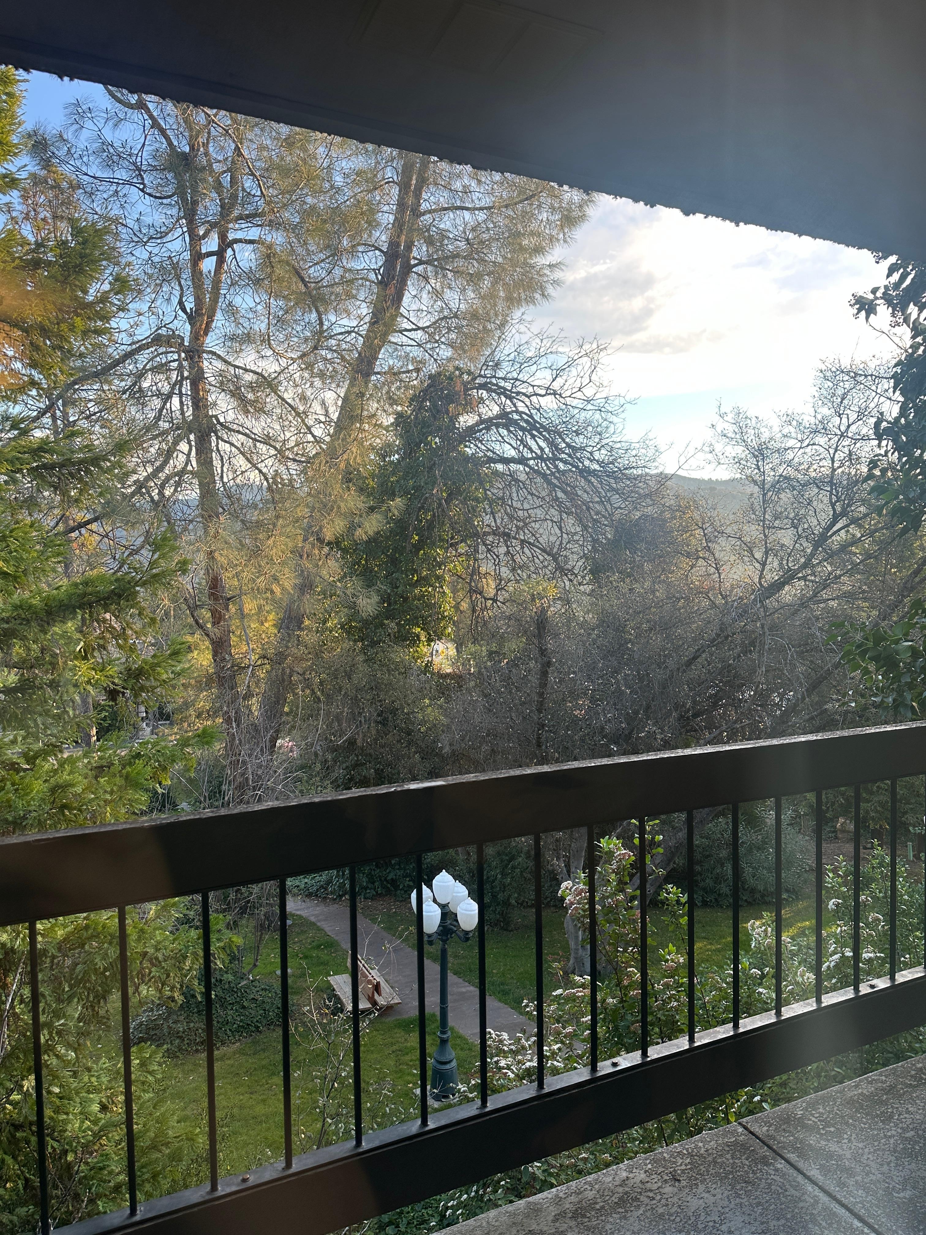 View from our balcony