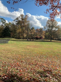 View from our room towards the battlefield.