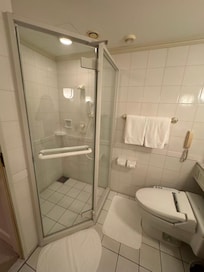 the shower