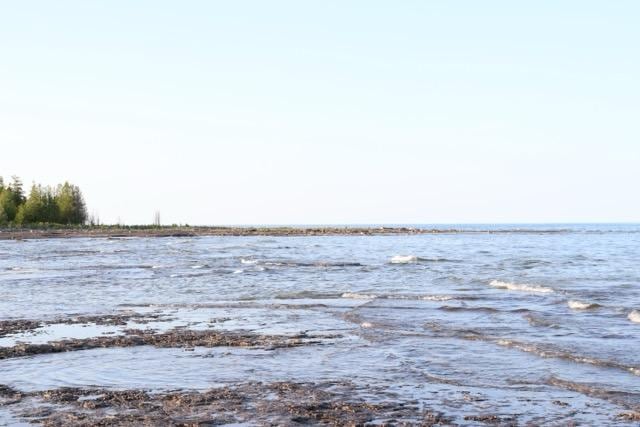 Rocky lake shore