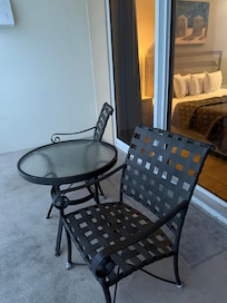 Balcony seating for watching beautiful sunrises and sunsets