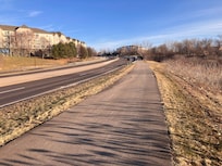 Walking path which I used to walk by the lake.