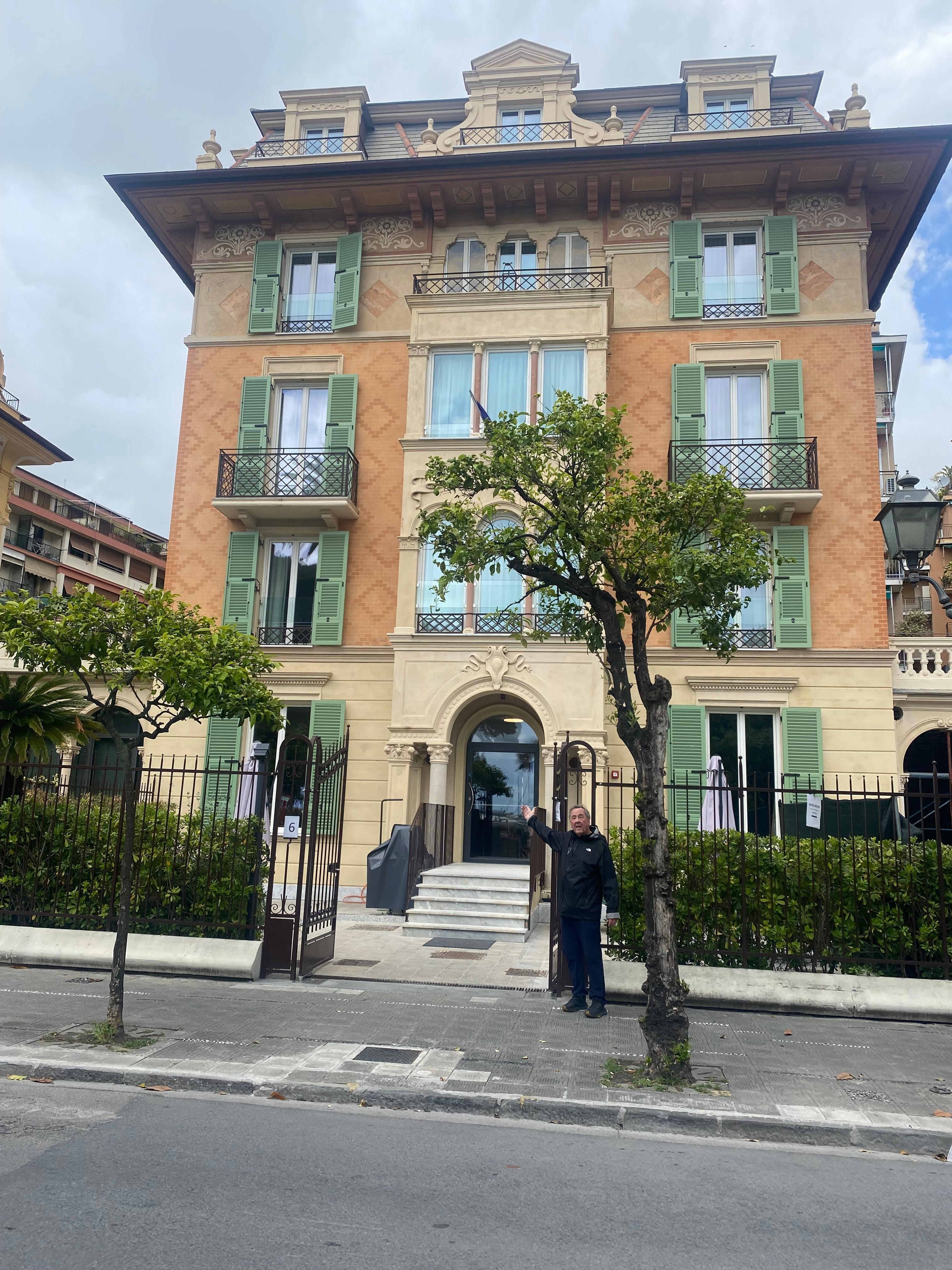 Front of hotel
