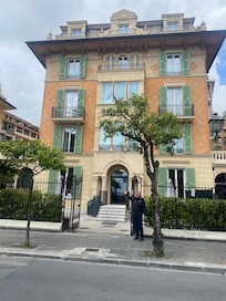 Front of hotel