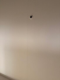 Giant crack along the ceiling