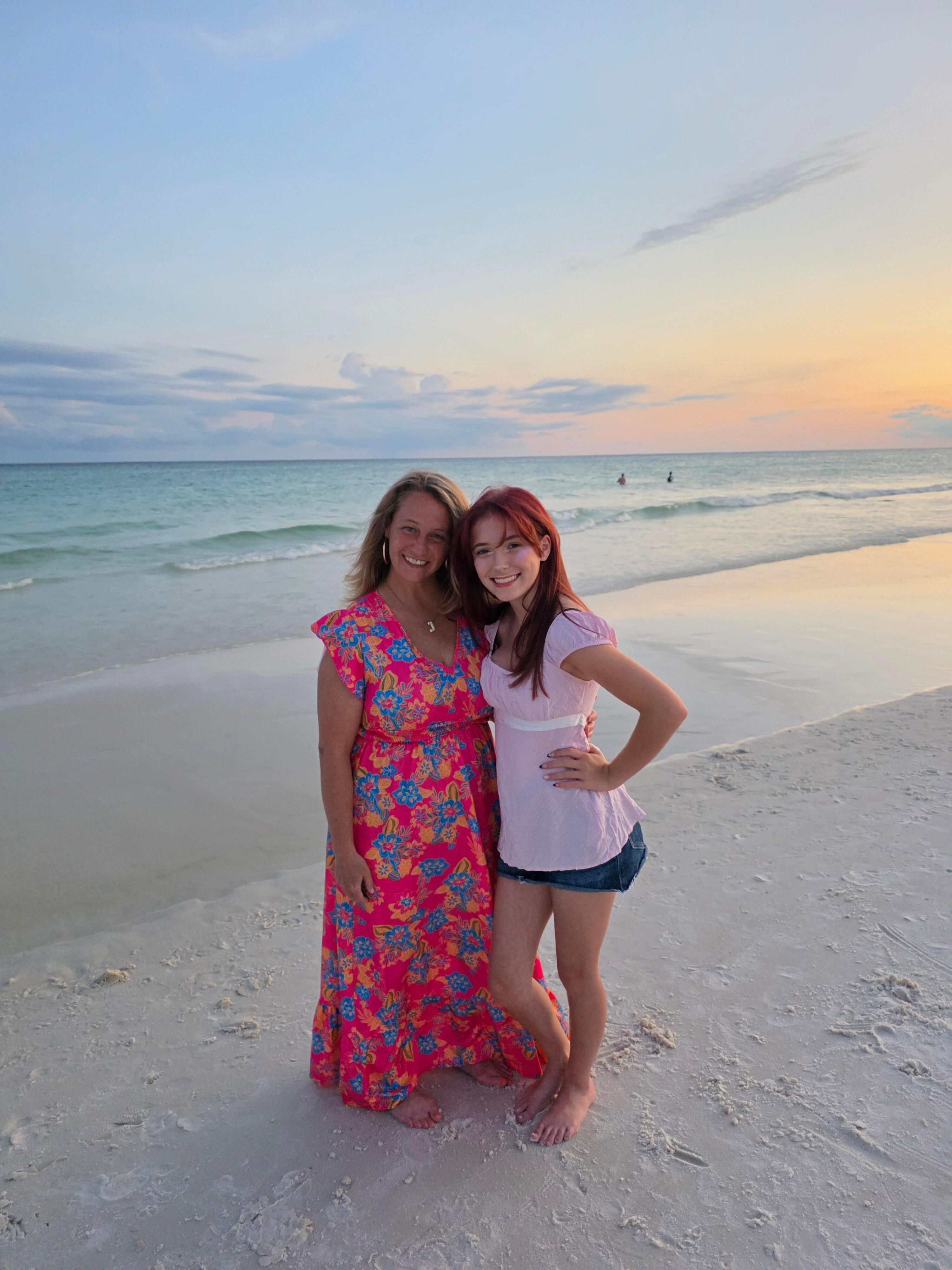 Sunset Pic at Beach from the short walk from Condo