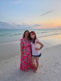 Sunset Pic at Beach from the short walk from Condo