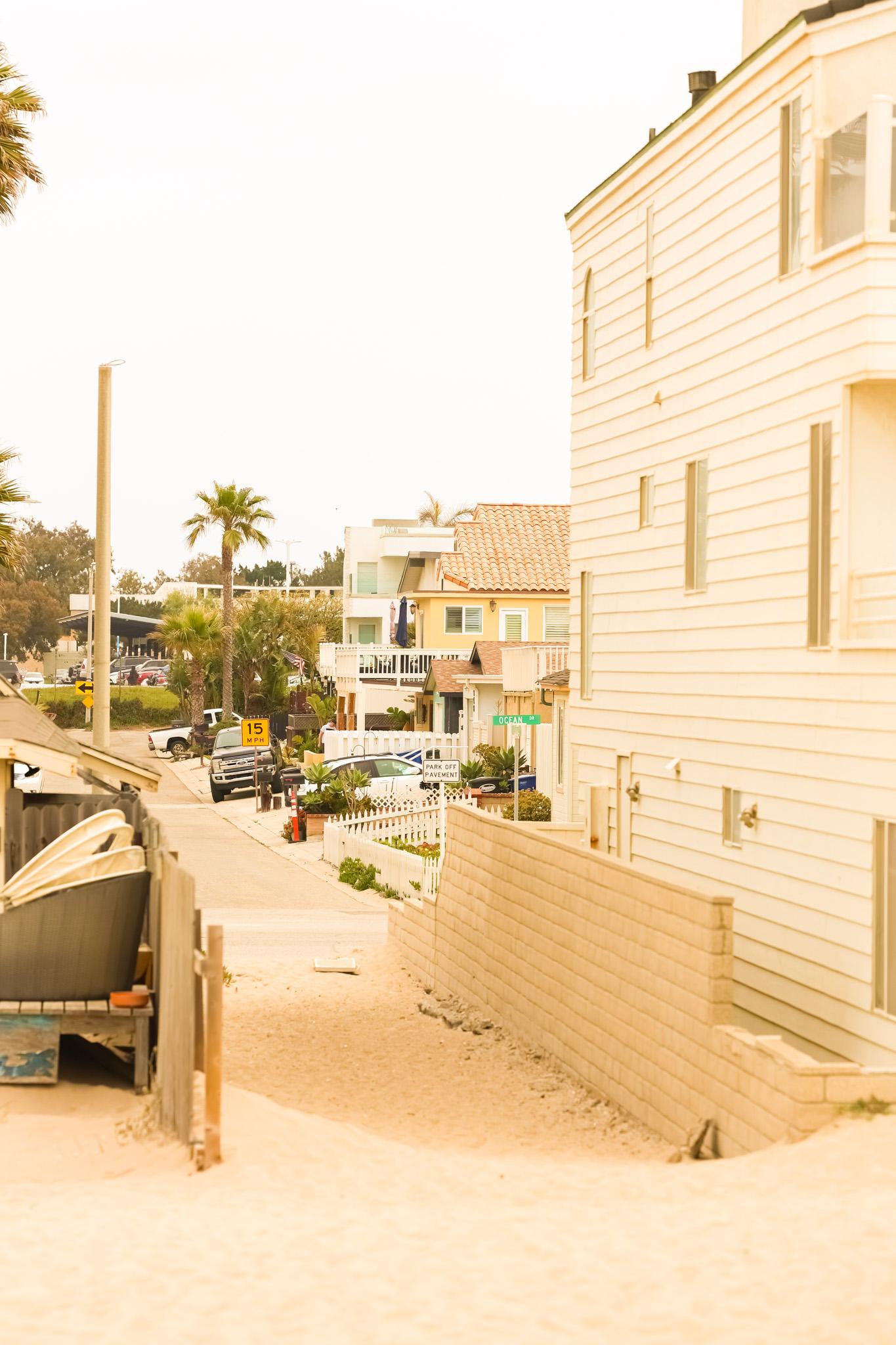 View from beach of the house