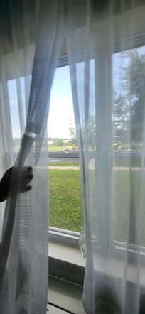 Torn curtains