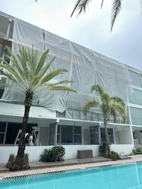Travaux de la piscine