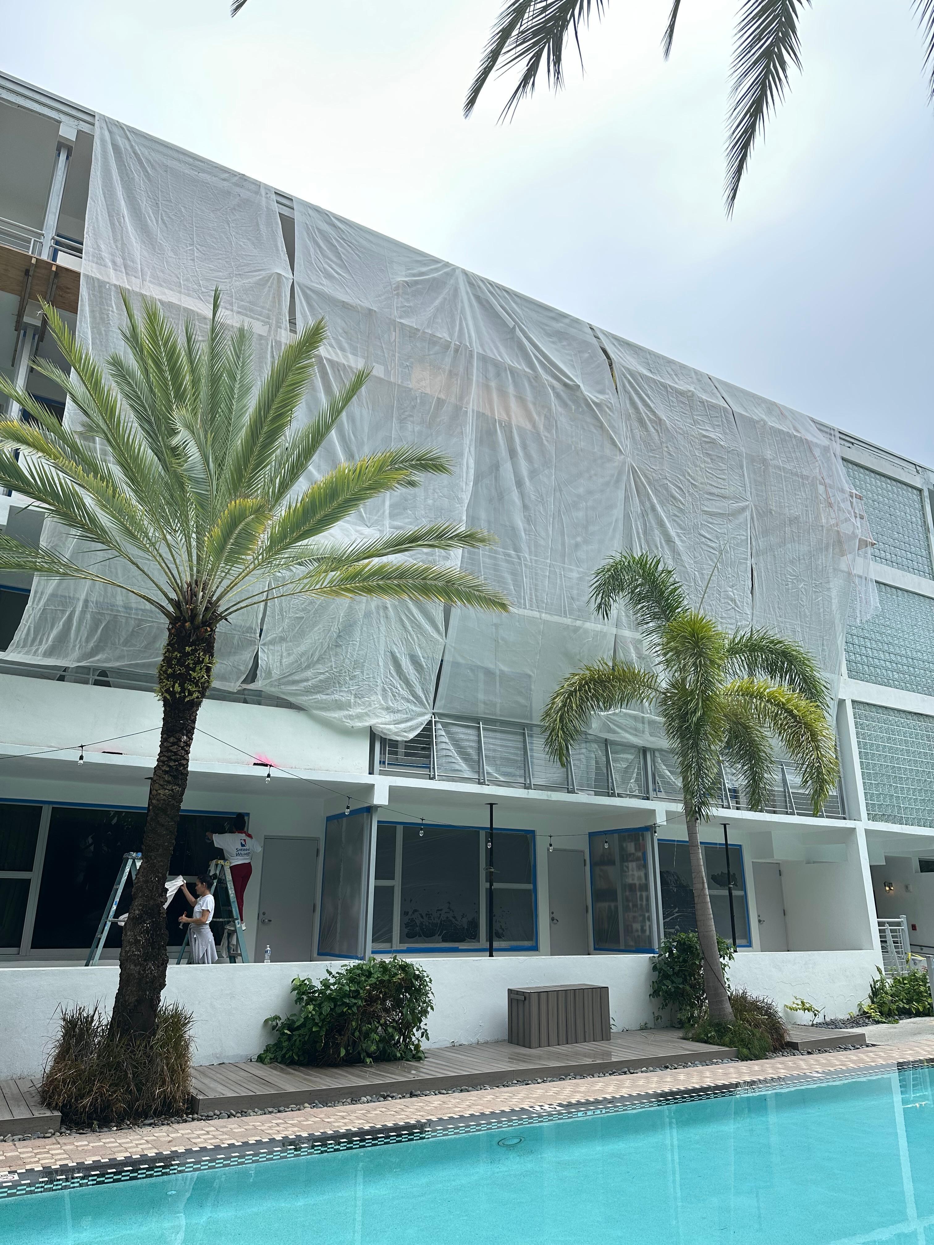 Travaux de la piscine 