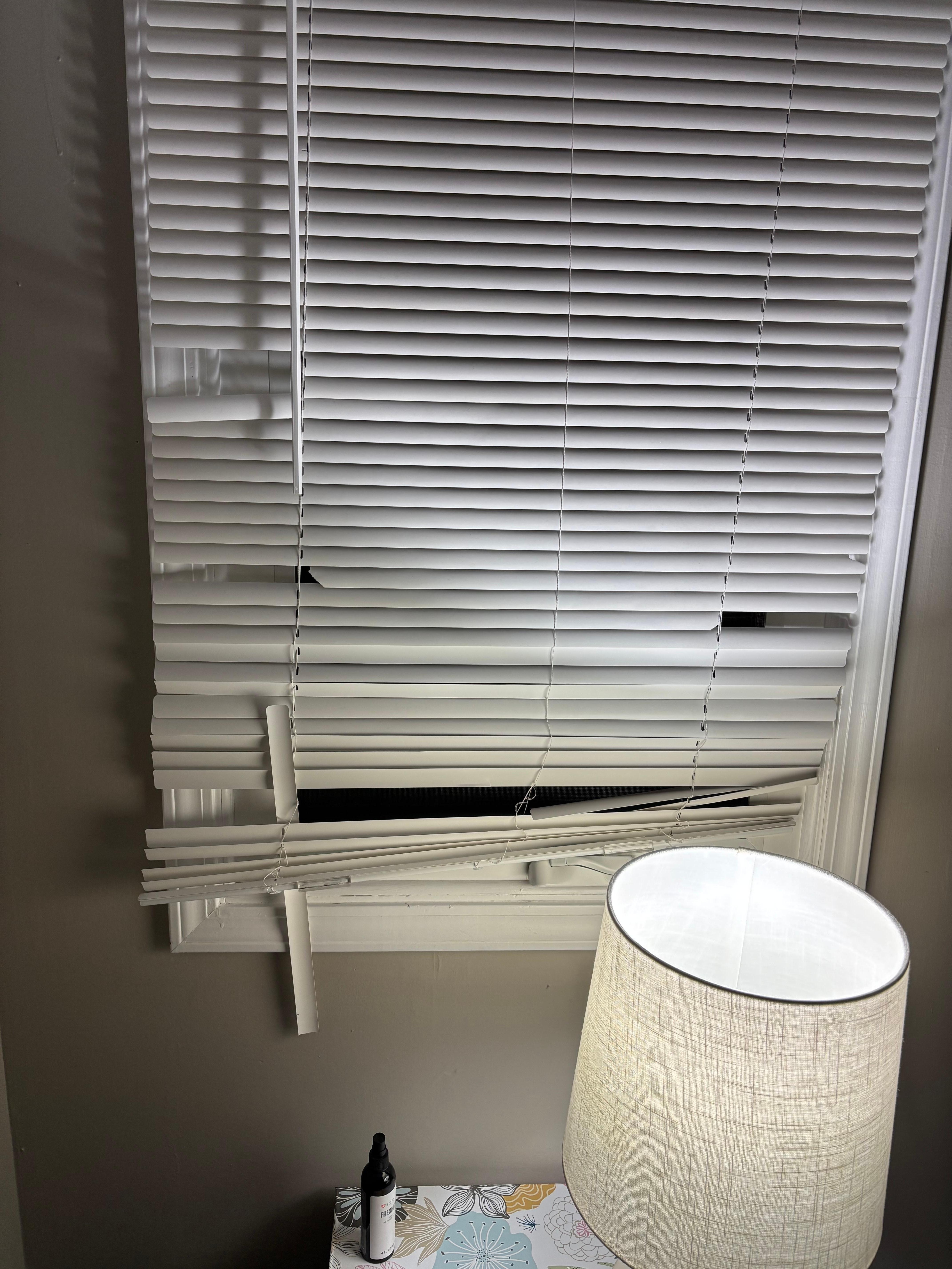 Broken slats