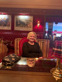 Sitting in the bar area. Great old school, classy environment.