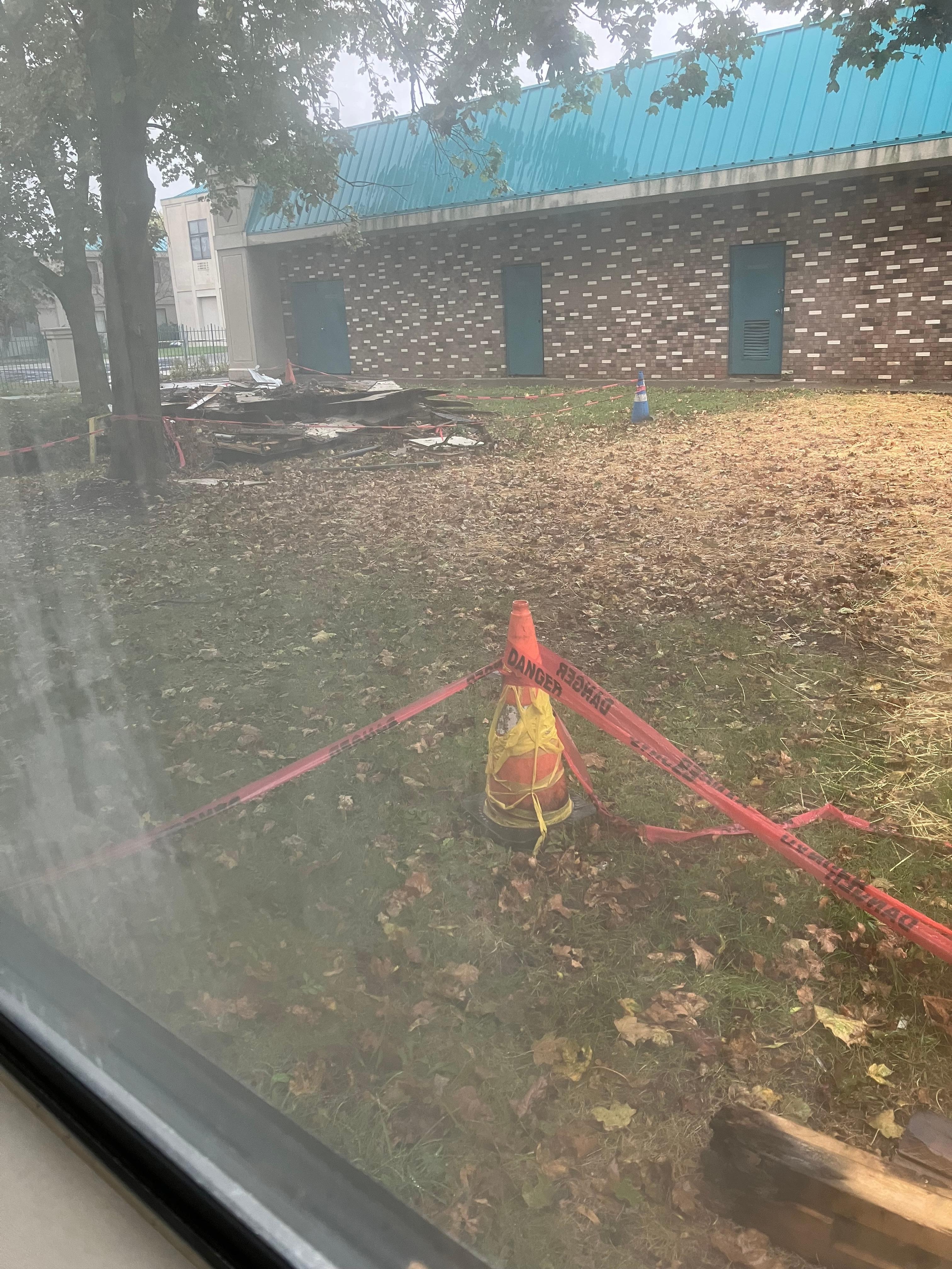 View outside our window 