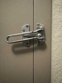 One push and this lock is flying off