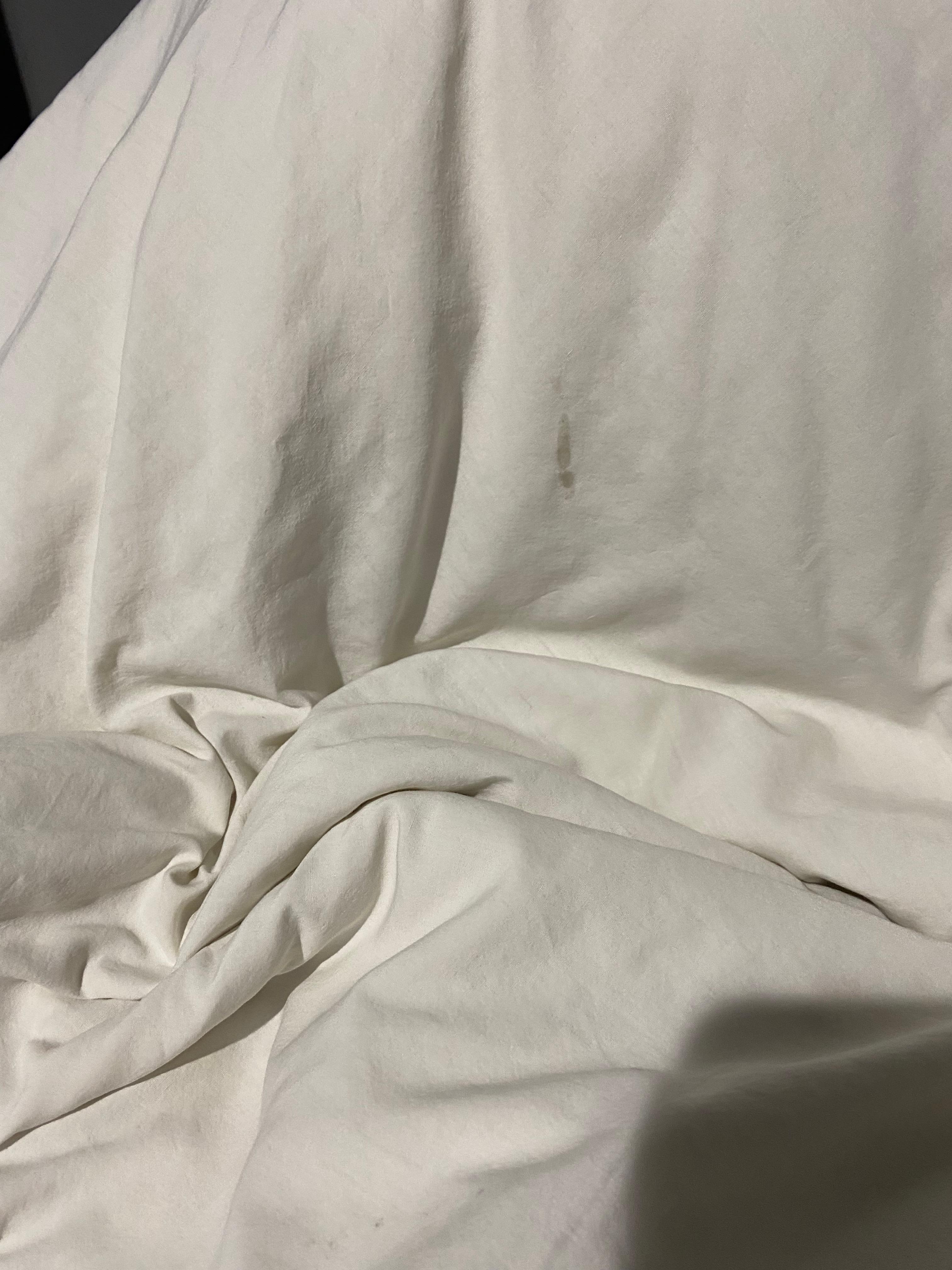 Black marks on sheets