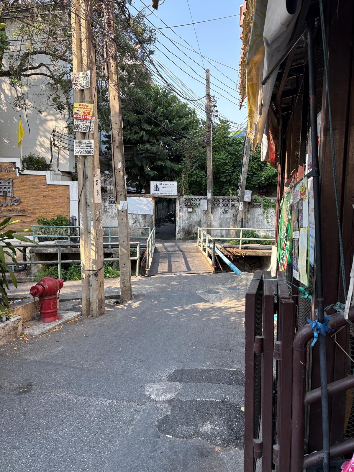 The laundry and shop