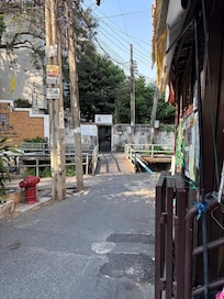 The laundry and shop