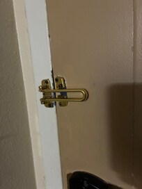 No lock on the door