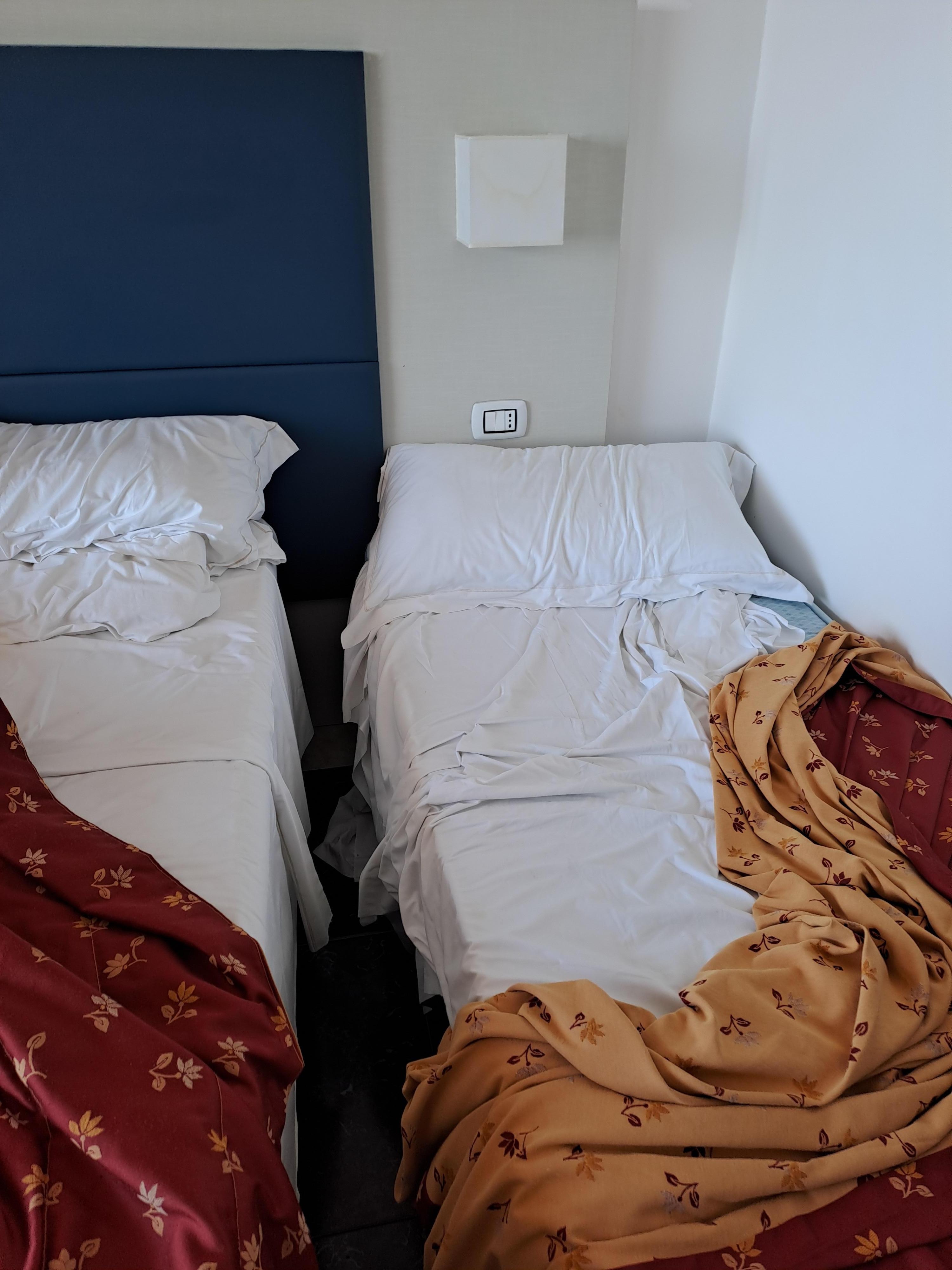 Bedroom after being out all day