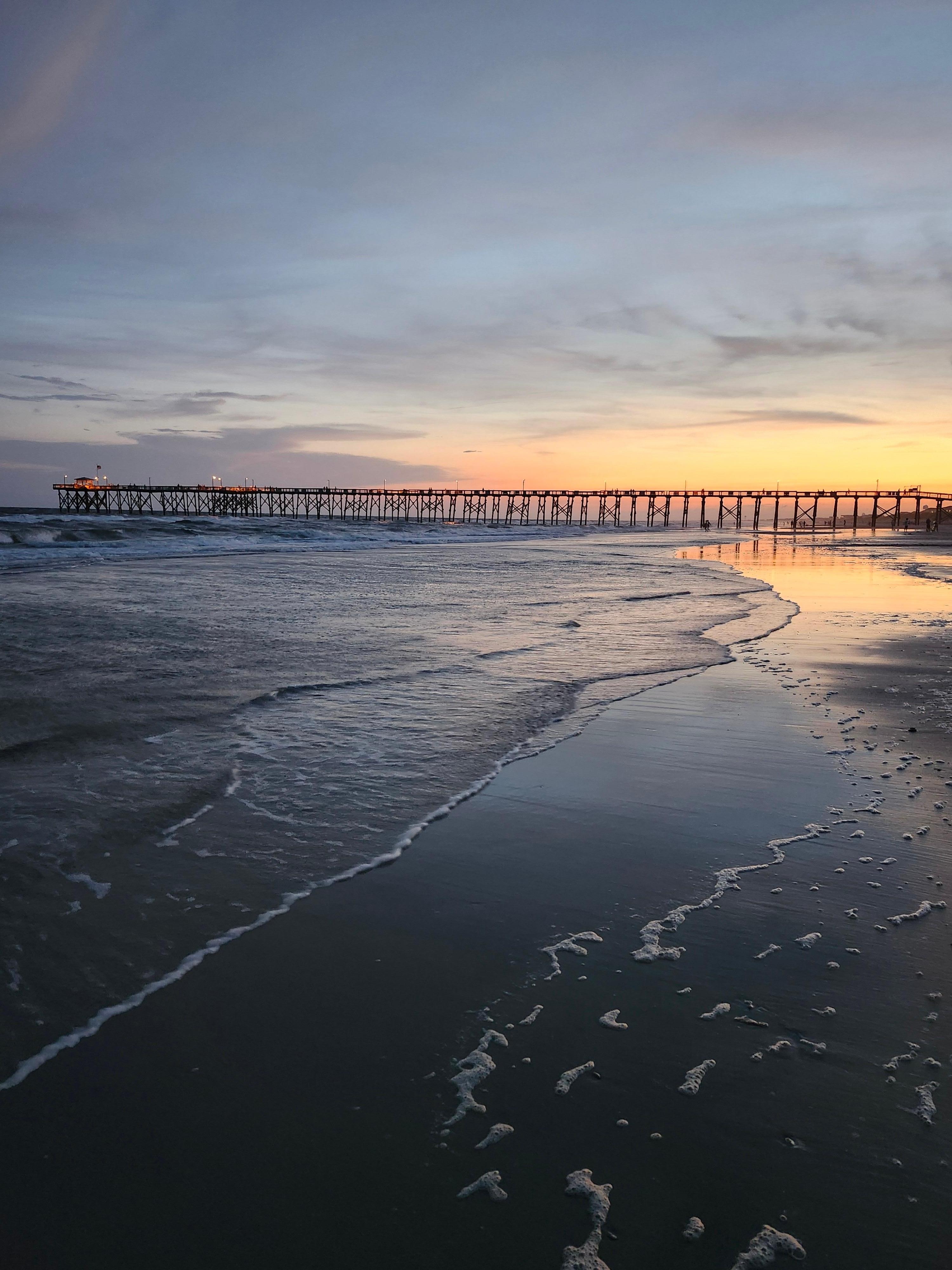 Pic of Yaupon pier. Great fishing and watching beautiful sunsets!