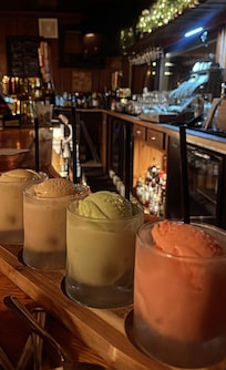 A trip to Minocqua is not complete if you don’t go to Norwood Pines and get a flight of ice cream drinks!