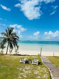 Sitting on porch looking out