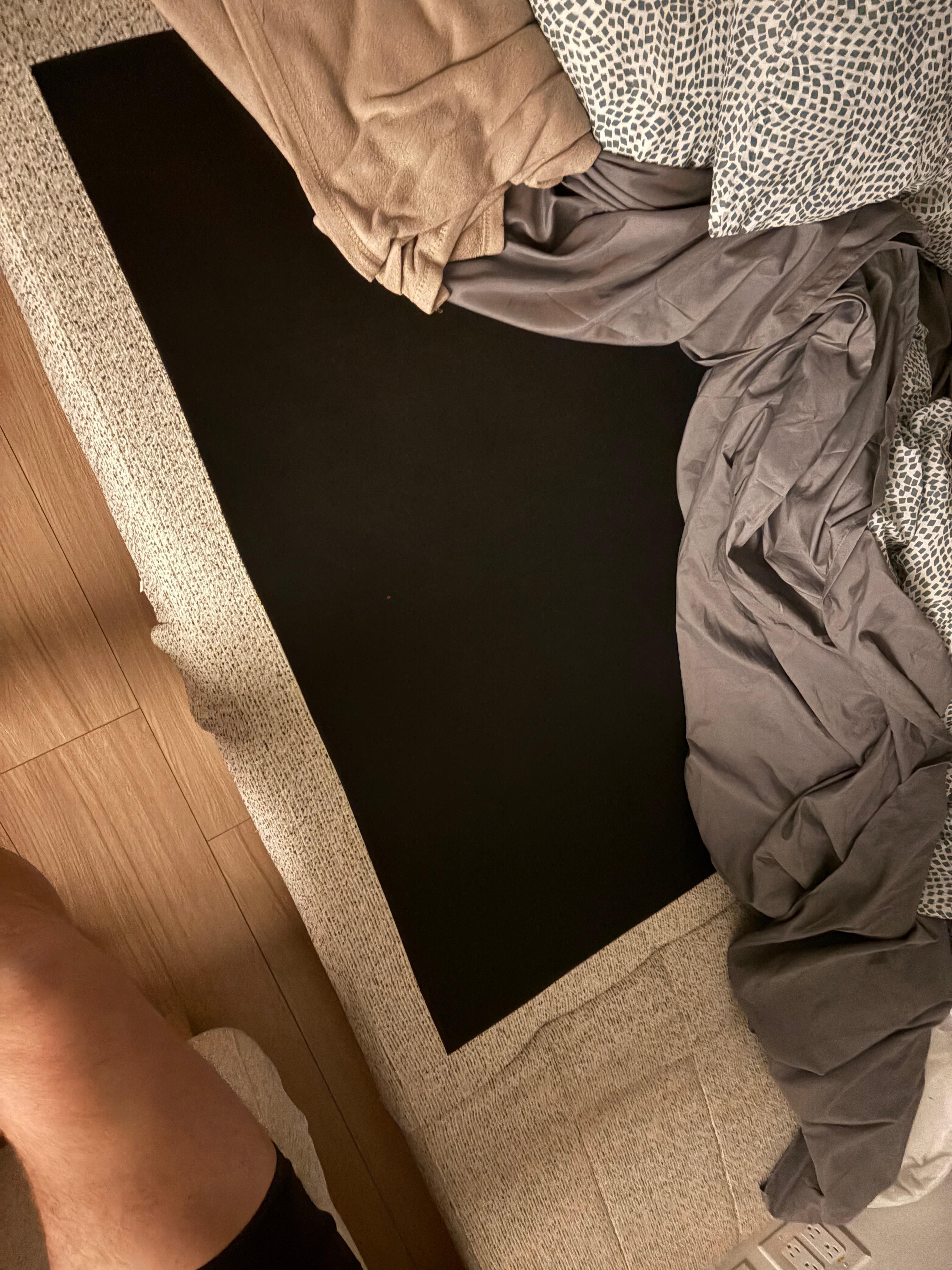 Bed frame without mattress