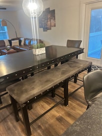 Plenty of dining and seating space.