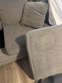 Stained pillow
