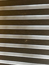 Stains on the window blinds